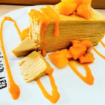 Mango Mango Dessert - Mango Mille Cake $7.95 - Desserts Near Me - Denver, Colorado