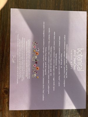 Menu photo 2 Botanical Fare Charlottesville, VA