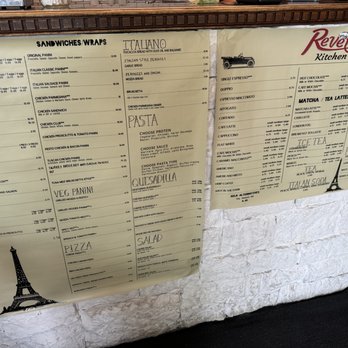 Reverie Kitchen - Menu sheets~ - Breakfast & Brunch Near Me - Burnaby, British Columbia