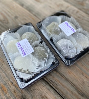Photo of Shuei-Do Manju Shop - San Jose, CA, US. 2 boxes of 4 mochis