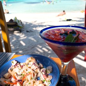 Habaneros - Boil the water cocktail and traditional ceviche - Mexican Near Me - Cancún, AGU