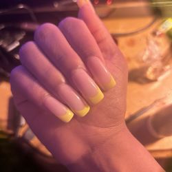 Uni Nail Spa - What I got this is how Amy does nails lol horrible