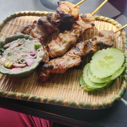 Pork skewers Pork skewers