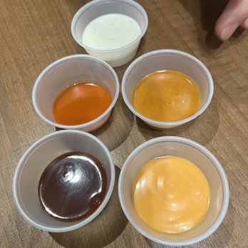 Super Chix - All sauces offered - ranch, Buffalo, Nashville hot, Korean bbq, and signature sauce - Sandwiches Near Me - Chesapeake, Virginia