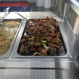 Chicken (teriyaki I believe) Chicken (teriyaki I believe)