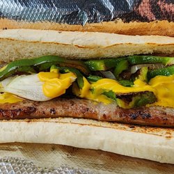 Kellys Deli - Italian Sausage with mustard added