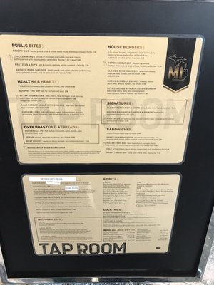 Menu photo 5 Michigan Tap Room Grand Rapids, MI