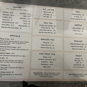 Dek Doi Cafe - Menu - Cafes Near Me - Oakland, California Dek Doi Cafe - Menu - Cafes Near Me - Oakland, California