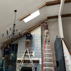 Raleigh Reclaimed - Fireplace installation
