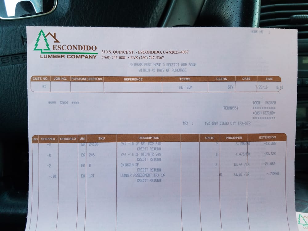ESCONDIDO LUMBER Updated August 2024 21 Reviews 310 S Quince St