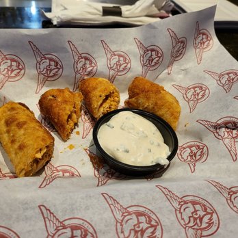 Taco Mac - Buffalo Chicken Egg Roll - Sports Bars Near Me - Cumming, Georgia Taco Mac - Buffalo Chicken Egg Roll - Sports Bars Near Me - Cumming, Georgia