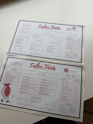 Menu photo 1 Safta's Table New Orleans, LA Menu photo 1 Safta's Table New Orleans, LA