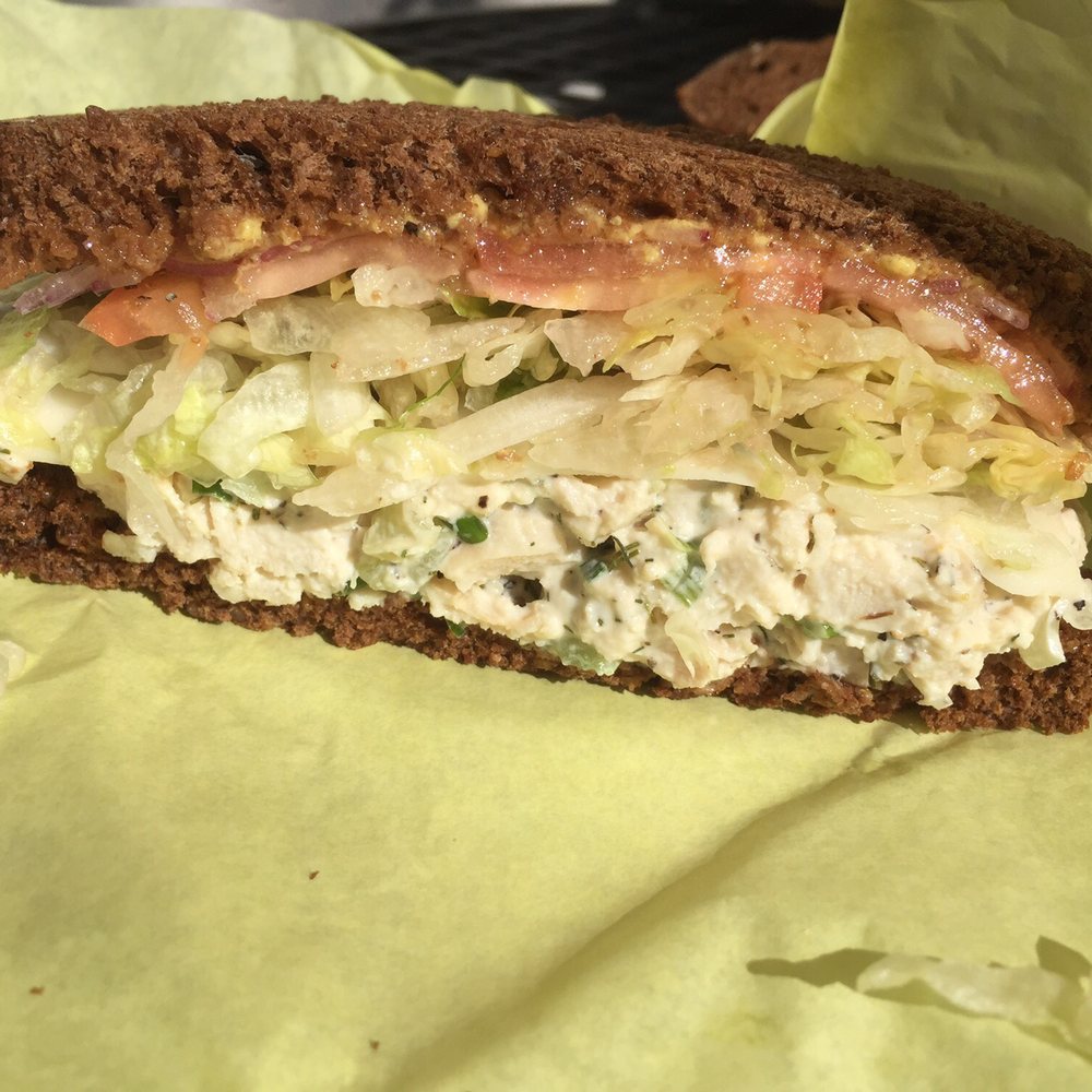 Olive It - Chicken salad sandwich on pumpernickel bread - Delis Near Me - Los Angeles, California Olive It - Chicken salad sandwich on pumpernickel bread - Delis Near Me - Los Angeles, California