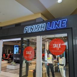 finish line in the galleria