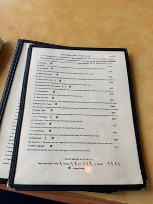 Menu photo 7 Pinto Thai Houston, TX