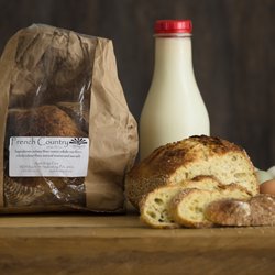 Basil Bandwagon Natural Market - Fresh Apple Ridge bread, Natural By Nature Milk in glass bottles!