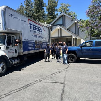 Terry Moving & Storage - Move out day! This is the fantastic team that made it happen - Movers Near Me - Lake Forest, California
