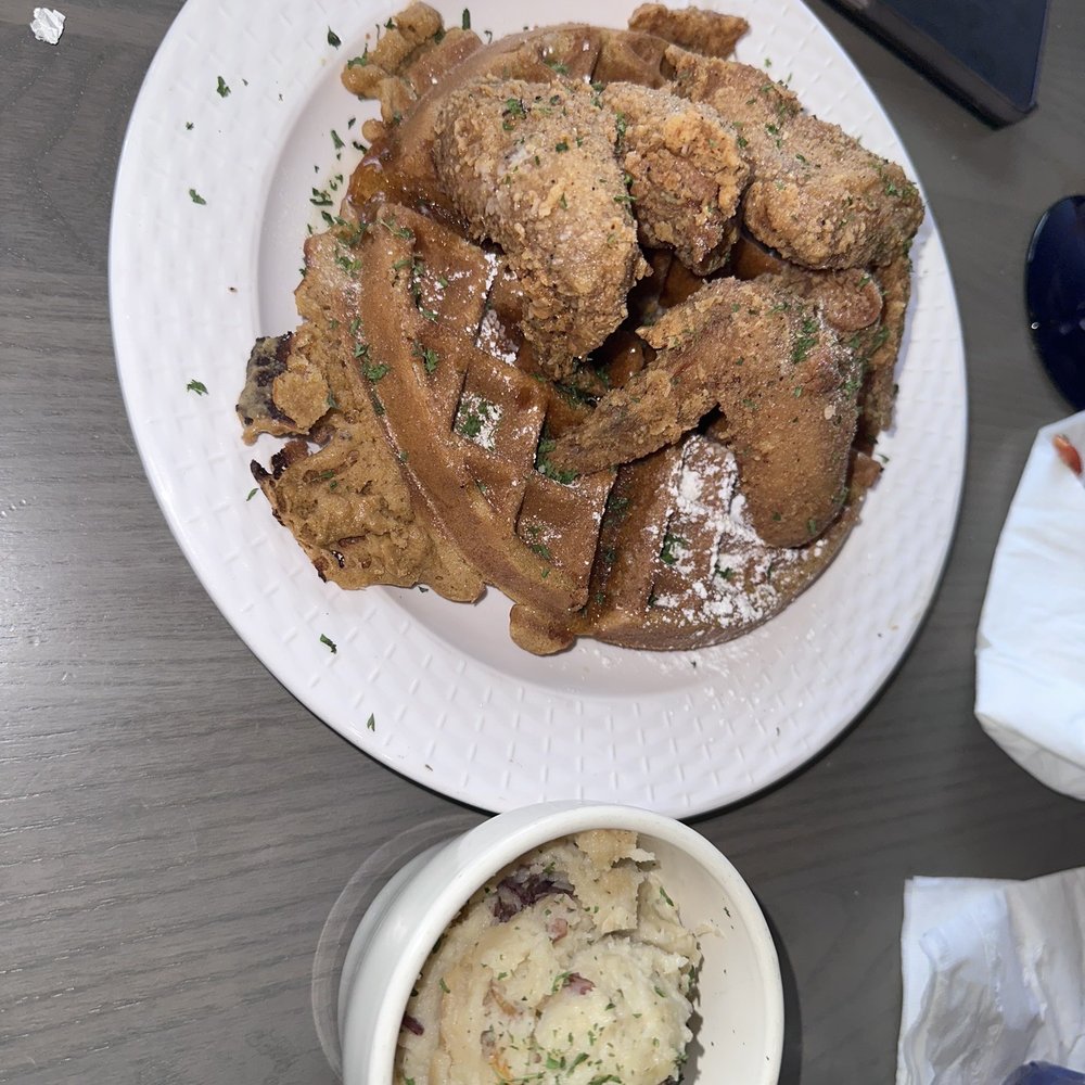 Nouveau Bar & Grill - Jonesboro - Sweet Potato Waffles, Chicken Wings, & Garlic Mashed Potatoes - Bars Near Me - Jonesboro, Georgia Nouveau Bar & Grill - Jonesboro - Sweet Potato Waffles, Chicken Wings, & Garlic Mashed Potatoes - Bars Near Me - Jonesboro, Georgia