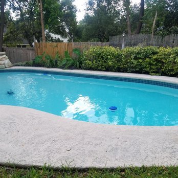 H2O Pool Service - After Ryan pressure washed and filled the pool - Pool Cleaners Near Me H2O Pool Service - After Ryan pressure washed and filled the pool - Pool Cleaners Near Me