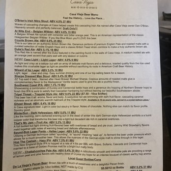 Casa Vieja - Casa Vieja.  The beer list. - Breweries Near Me - Corrales, New Mexico