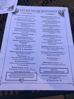 Menu photo 7 Village Square Winchester, VA