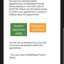 Westchase Premier Dental - This is the only thing I got.
