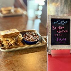 Colt's Pig Stand - Brisket Reuben Sandwich ~ delicious ~