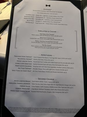 Menu photo 6 Eddie V's Prime Seafood La Jolla, CA
