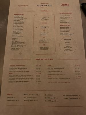 Menu photo 5 La Grande Boucherie Chicago, IL