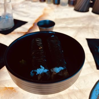 Shiso - Salmon belly hand rolls - Cocktail Bars Near Me - Miami, Florida Shiso - Salmon belly hand rolls - Cocktail Bars Near Me - Miami, Florida