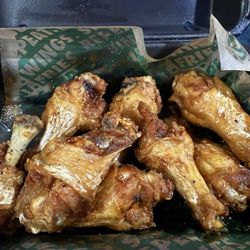 Wingstop - Lemon pepper wings. Overcooked and under-seasoned.