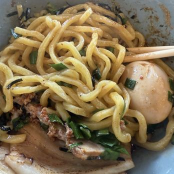 Wadaya - Deluxe Mazemen. Noodles are so springy - Ramen Near Me - Costa Mesa, California