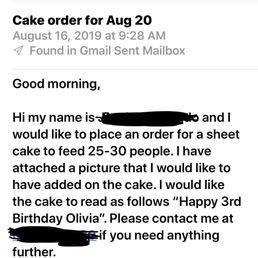 The email order