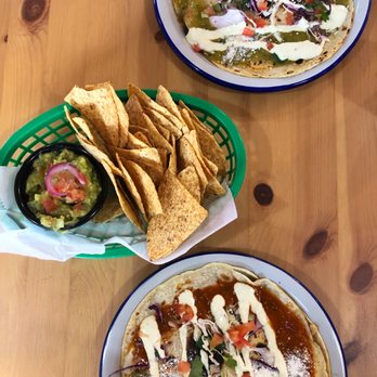 Tlaolli - quesadilla flameada + guac - Mexican Near Me - Indianapolis, Indiana