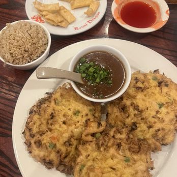 New Royal Dragon - Chicken Egg Foo Young - Chinese Near Me - Tulsa, Oklahoma