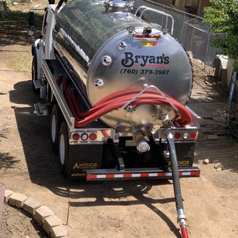 BRYAN'S PUMPING SERVICE - Bryan's Pumping 760-379-3987 - Septic Services Near Me