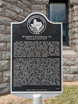 Women's Suffrage in Dallas County
