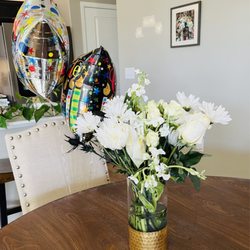 Edible Arrangements - These are the plain, boring white flowers that were finally delivered