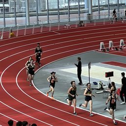 Cobleskill men's indoor track team competing at the 2023 Frozen 8 indoor track and field Championship Cobleskill men's indoor track team competing at the 2023 Frozen 8 indoor track and field Championship