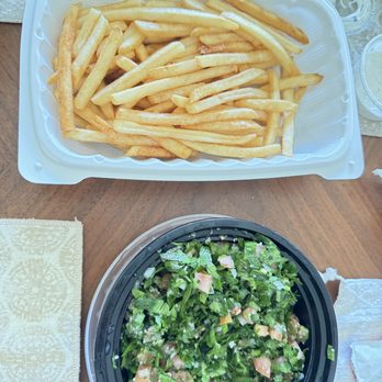 A La Beirut - French fries and Tabouli - Lebanese Near Me - Los Angeles, California