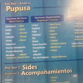 Salvadoreño Restaurant - Menu - Southern Near Me - Mesa, Arizona