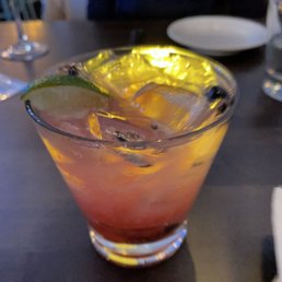 Blueberry lavender margarita