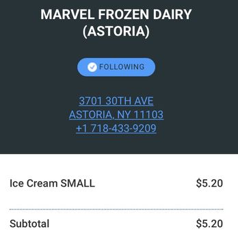 Marvel Frozen Dairy - Ice Cream & Frozen Yogurt Near Me - Queens, New York Marvel Frozen Dairy - Ice Cream & Frozen Yogurt Near Me - Queens, New York