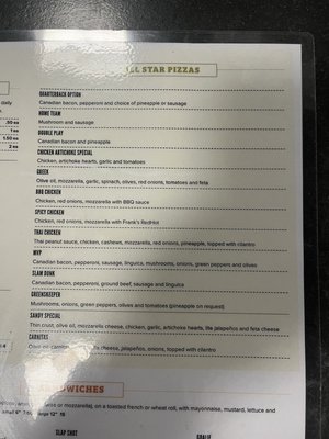 Menu photo 1 Stadium Pizza Lake Elsinore, CA Menu photo 1 Stadium Pizza Lake Elsinore, CA