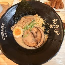 A1 Combo combo includes: Tokyo Tonkotsu Shouyu Ramen Matcha Puudding w. red bean Steamed pork bao buns A1 Combo combo includes: Tokyo Tonkotsu Shouyu Ramen Matcha Puudding w. red bean Steamed pork bao buns