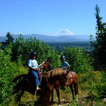 Equine Escapes - View from our Mountain top cookout! - Horseback Riding Near Me - Issaquah, Washington