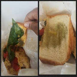 The $10 "panini"......... The $10 "panini".........