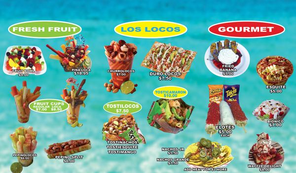 Menu photo 2 Fresh & Fruiti Raspados and More Eureka, CA Menu photo 2 Fresh & Fruiti Raspados and More Eureka, CA
