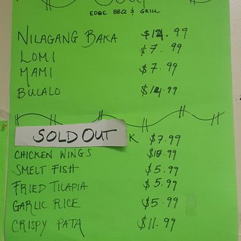 Edge BBQ & Grill - Filipino Near Me - Scarborough, Ontario