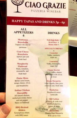 Menu photo 5 Ciao Grazie Scottsdale, AZ Menu photo 5 Ciao Grazie Scottsdale, AZ